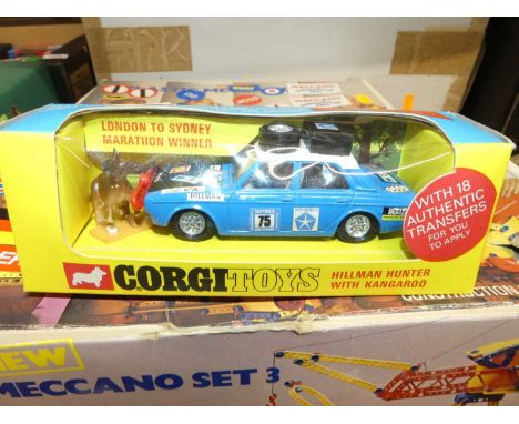 A Corgi Toys No.302 Hillman Hunter, with kangaroo figure, in original box