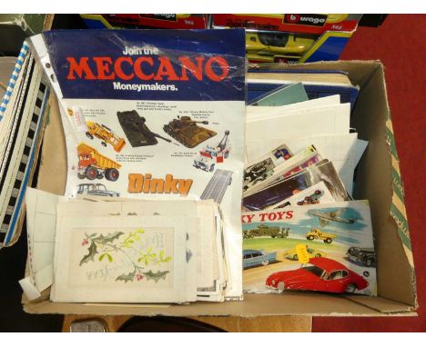 A collection of mixed Dinky Toys model brochures, to include 1970s examples