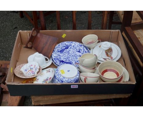 A quantity of sundry china,&nbsp;to include a Susie Cooper part tea service. 