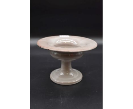 A Constance Spry pedestal vase, by Fulham Pottery, incised signature,&nbsp;12cm high. Provenance: from the collection of Fred