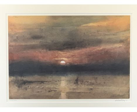 WILLIAM SELWYN print - Sunset 242/500, 41 x 58cms