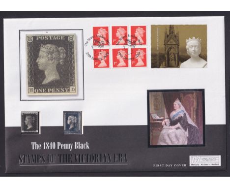 Coins : 2001 cover for Penny Black, with SILVER penny black ingot
