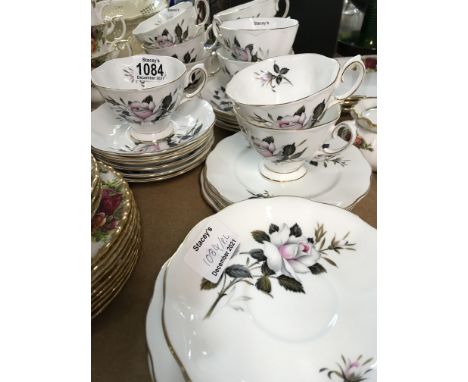 A Royal Albert Queens Messenger. Cups and Saucers etc.