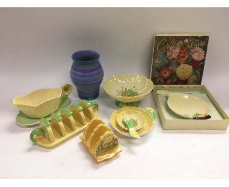 A collection of Carltonware ceramics.