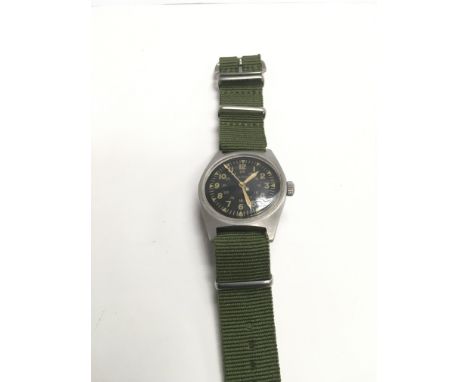 A Vietnam made US army manual watch. During the Vietnam war South Vietnam assembled US army watches under contract to the US 