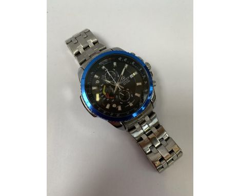 A GENTS EDIFACE CASIO WRIST WATCH 