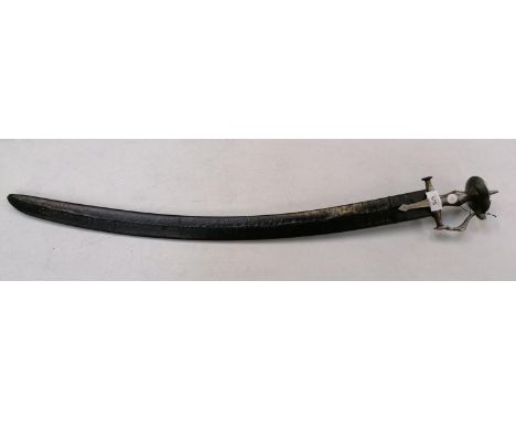 AN INDIAN TALWAR SWORD AND SCABBARD 