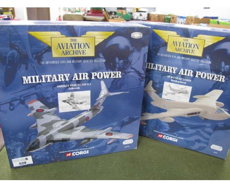 Two Corgi The Aviation Archive Diecast Model Military Aircraft. Military Air Power #48701 HP Victor K2 Tanker Bruntingthorpe,