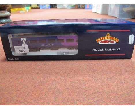 A Bachmann "OO" Gauge/4mm Ref No. 31.514 Class 158 Two Car D.M.U "Northern Rail First" livery, very good, U/T condition, exce