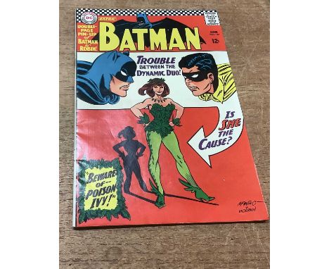 Batman #181 DC Comic, First appearance of Poison Ivy, overall remarkable condition, colours vibrant, complete comic.