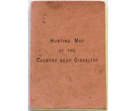 GIBRALTAR HUNTING MAP Hunting Map of Country near Gibraltar, [c.1880s], London, Stanfords, sectionalized chromolithographic m