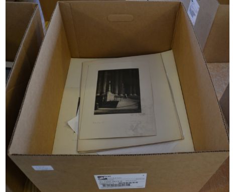 Harold Mitchell (British, 20th Century) Sixteen b/w photographs, bromide/bromoil, comprising: Various landscape views, many s