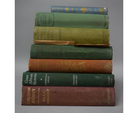 A Collection of Books to Include 1937 Edition of Forbidden Journey from Peking to Kashmir by Ella K. Maillart, 1937 Edition o