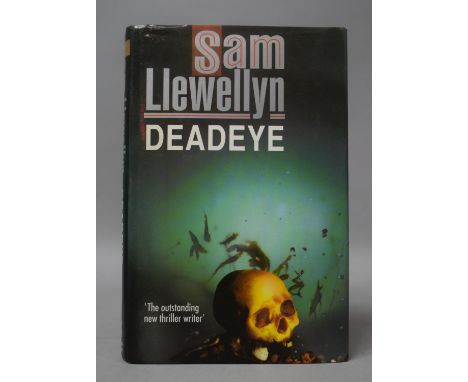 A Signed First Edition of Deadeye by Sam Llewellyn 