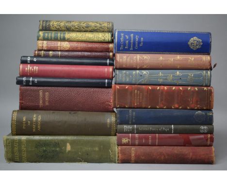 A Collection of Poetry and Verses Books to Include 1913 Edition of The Mark of the East by J. M. Symns, 1918 First Edition of