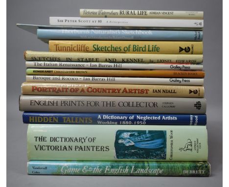 A Collection of Books on a Subject of Art and Art History to Include Game &amp; The English Landscape, Dictionary of Victoria