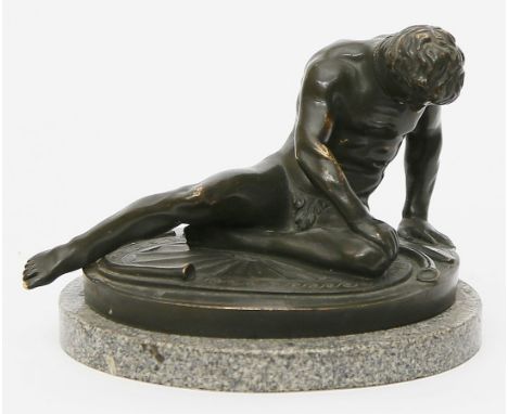 Sterbender Gallier, nach dem lebensgroßen, römischen Original, etwa 230-220 v. Chr. aus Marmor in den Kapitolinischen Museen,