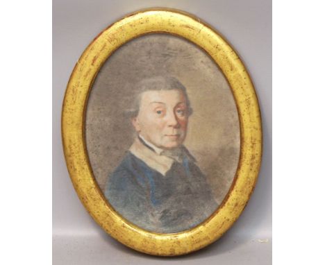 Portraitist (deutsch, Ende 17. Jh.) Portrait Friedrich von Hardenberg (1728-1800). Pastell/Malpappe (Altersspuren), rückseiti