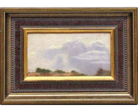 Bachmann, Alfred (1863 Dirschau - Ambach 1956) Wolkenstudie "Gewitterwolken", so verso handschriftlich betitelt, sign. und nu