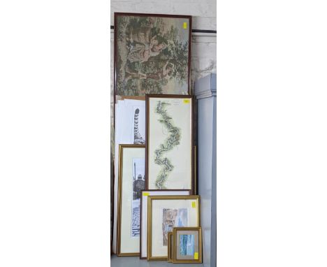 A mixed selection of framed and glazed prints and pictures to include Gary Hodges - two signed limited edition prints of a re