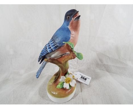 A Crown Staffordshire Doris Lindner ceramic bluebird no 71 approximately 18 cm (h) - £20 - £30