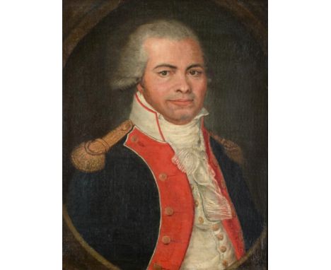 French School (18th century) Portrait of a French naval officer Oil on canvas, 60cm by 47cm   see illustration