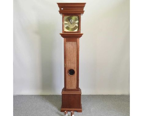 A modern longcase clock, with an eight day twin weight driven movement, 193cm high193cm high