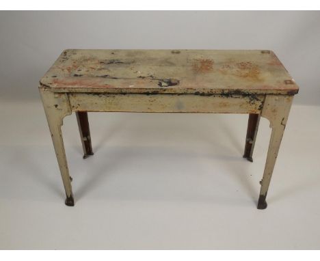 Vintage Cast Iron Table/Work Bench 