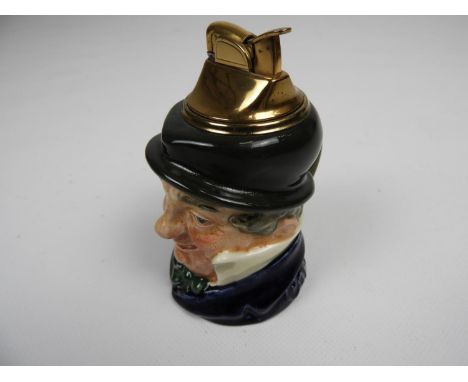 Royal Doulton Character Jug Table Lighter - Captain Cuttle 