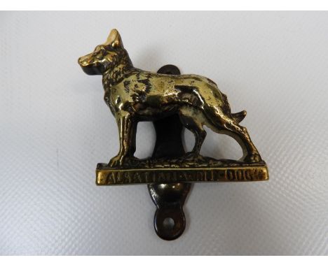 Brass Dog Door Knocker 