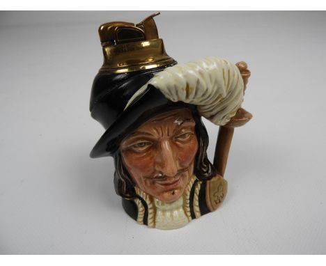 Royal Doulton Character Jug Table Lighter - Athos 