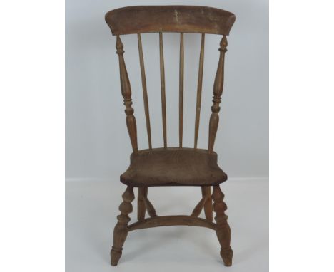 Pine Stick Back Chair 