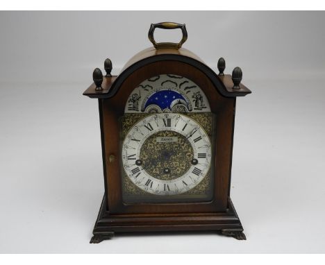 Moon Phase Hermle Mantel Clock 