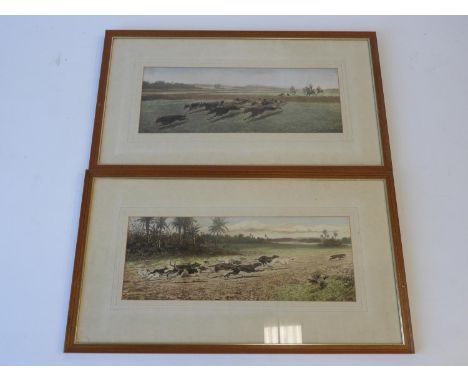 Pair of Framed Hunting Prints 
