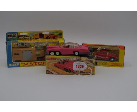 Matchbox:&nbsp;a vintage boxed Articulated Horse Van, K18 (with horse); together with a Corgi Citroen DS Tour de France Team 