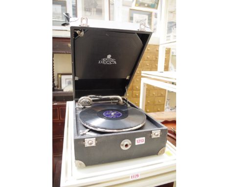 A Decca salon portable record player.&nbsp; 