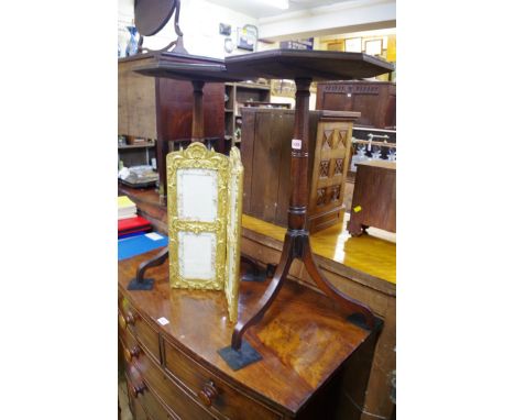 A pair of 19th century mahogany octagonal tripod tables,&nbsp;40cm diameter. 