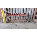 Fire Extinguisher Rack, 8' Long x 14" Deep x 44" Tall, Rigging/ Removal Fee: $100