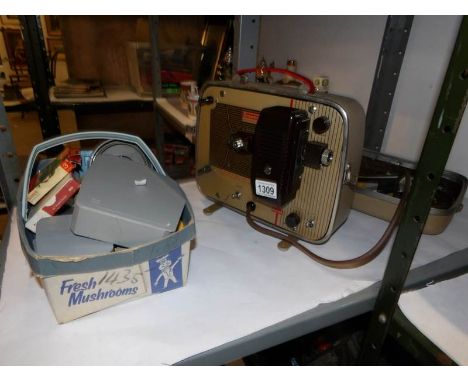 A rare Kodak Brownie 8 projector with films