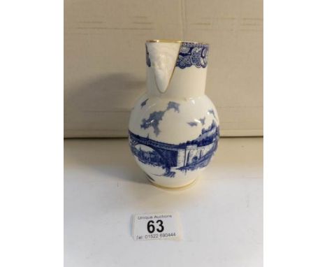 A Coalport Ironbrige Caughley jug