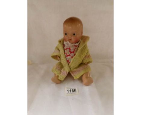 A vintage baby doll