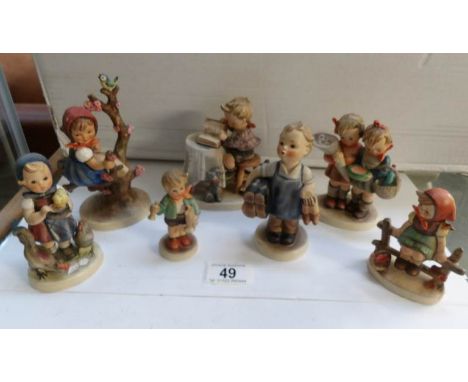 7 Goebel figurines