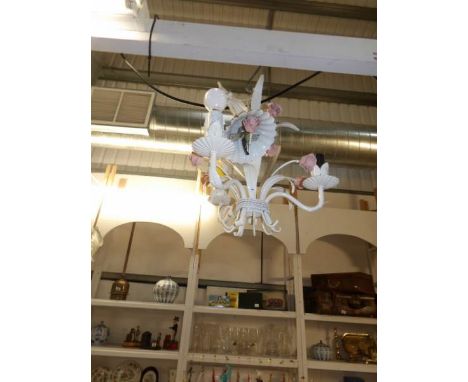 A 3 lamp ceiling light