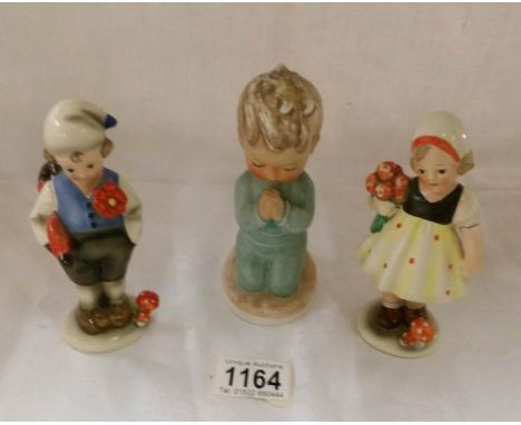 3 Goebel figurines