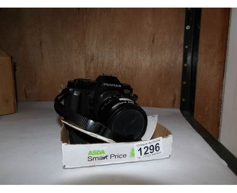A Pentax 35mm camera