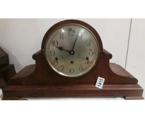 An Edwardian Westminster chime mantel clock