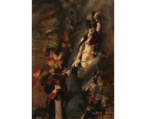 {Albert von Keller. 1844 Gais (Appenzell) - 1920 München. Wurde 1898 geadelt.} Sign. und 1894 dat. Jeanne d'Arc auf dem Schei