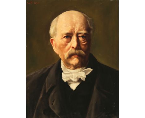 {Portraitist Anf. 20. Jh.} Portrait von Otto von Bismarck. Öl/Lwd. 55 x 45 cm