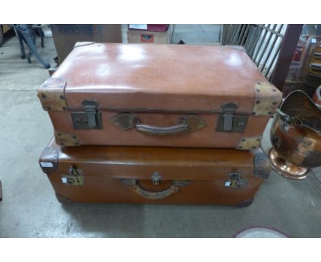 Two vintage suitcases 