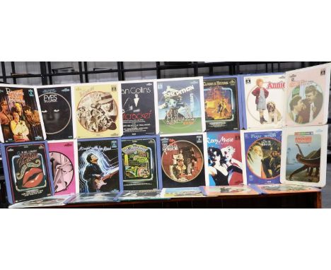 Twenty two video discs including Annie and Monty Python Live at The Hollywood Bowl. P&amp;P Group 3 (£25+VAT for the first lo